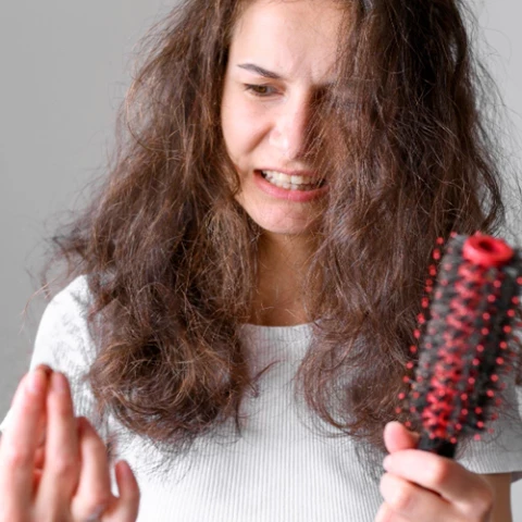 نقدم لك علاج تساقط الشعر للنساء